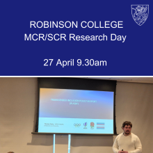 Tom Petty presenting at research day